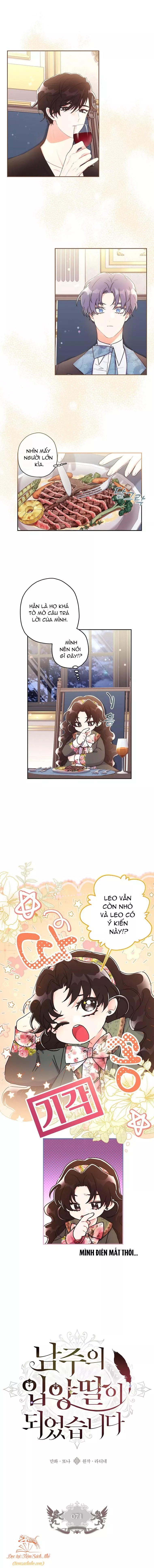 Ta Trở Thành Con Gái Nuôi Của Nam Chính: Chapter 71