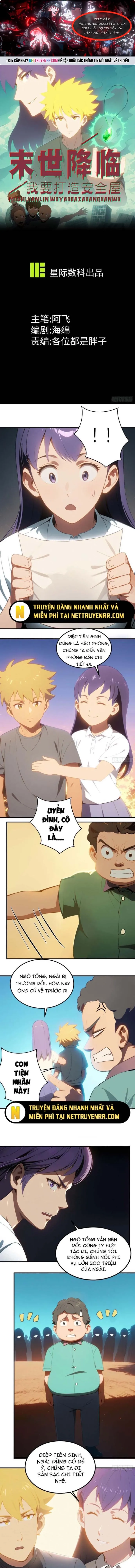 Tận thế giáng lâm: Ta muốn tạo ra phòng an toàn: Chapter 4