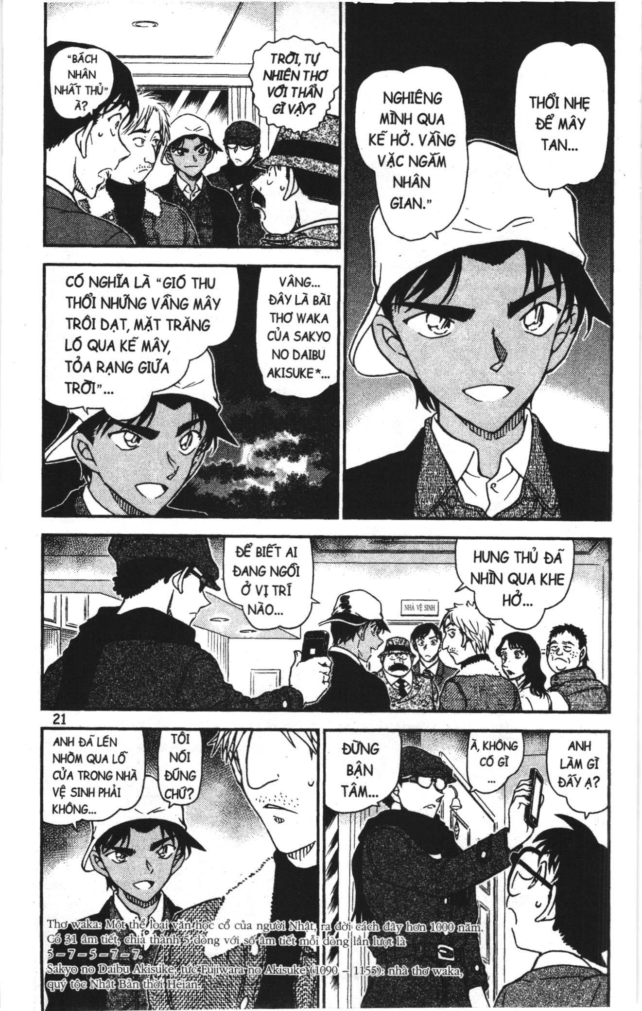 Thám tử lừng danh Conan Loạt truyện tranh: Chapter 1022