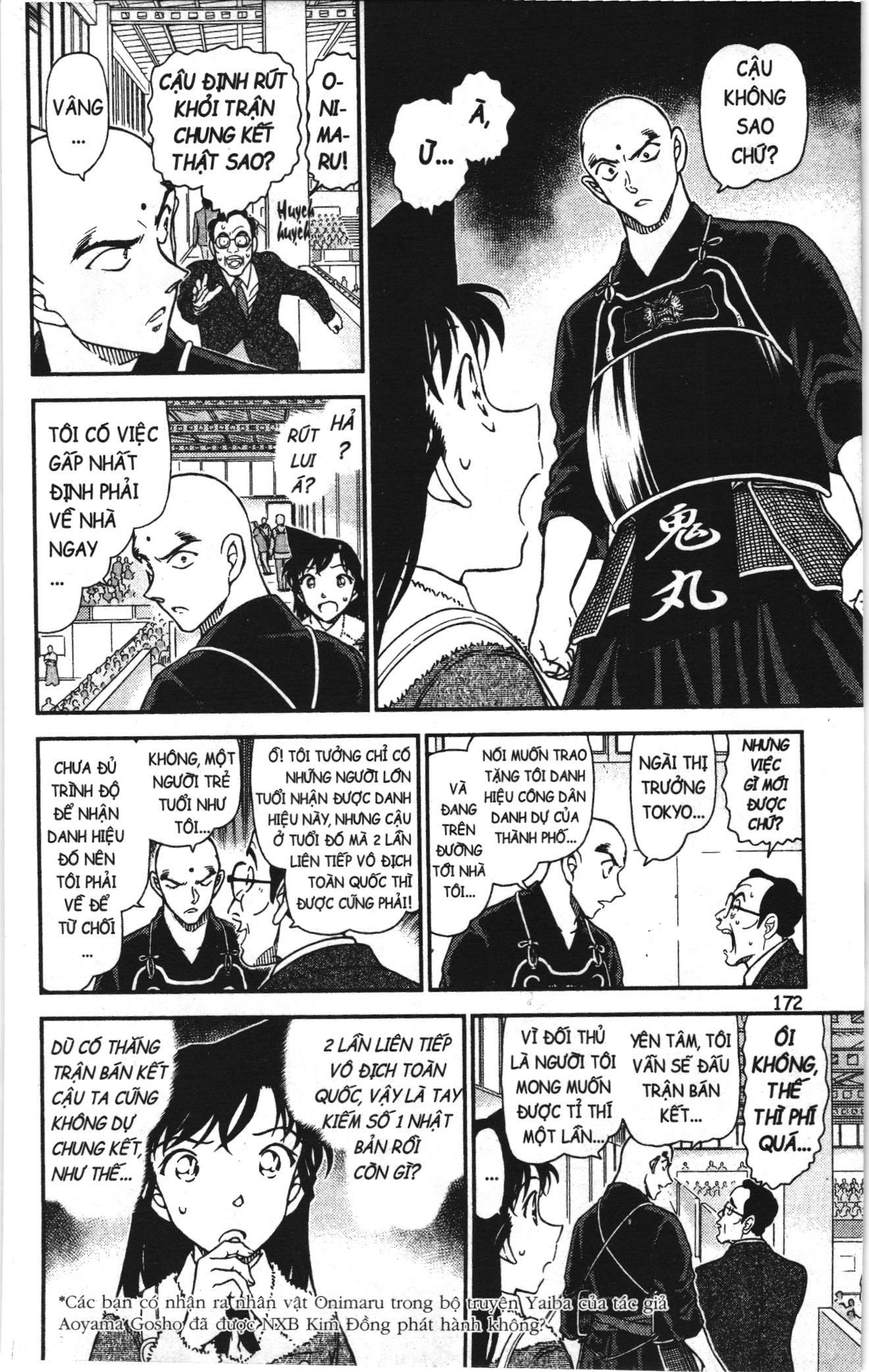 Thám tử lừng danh Conan Loạt truyện tranh: Chapter 1031