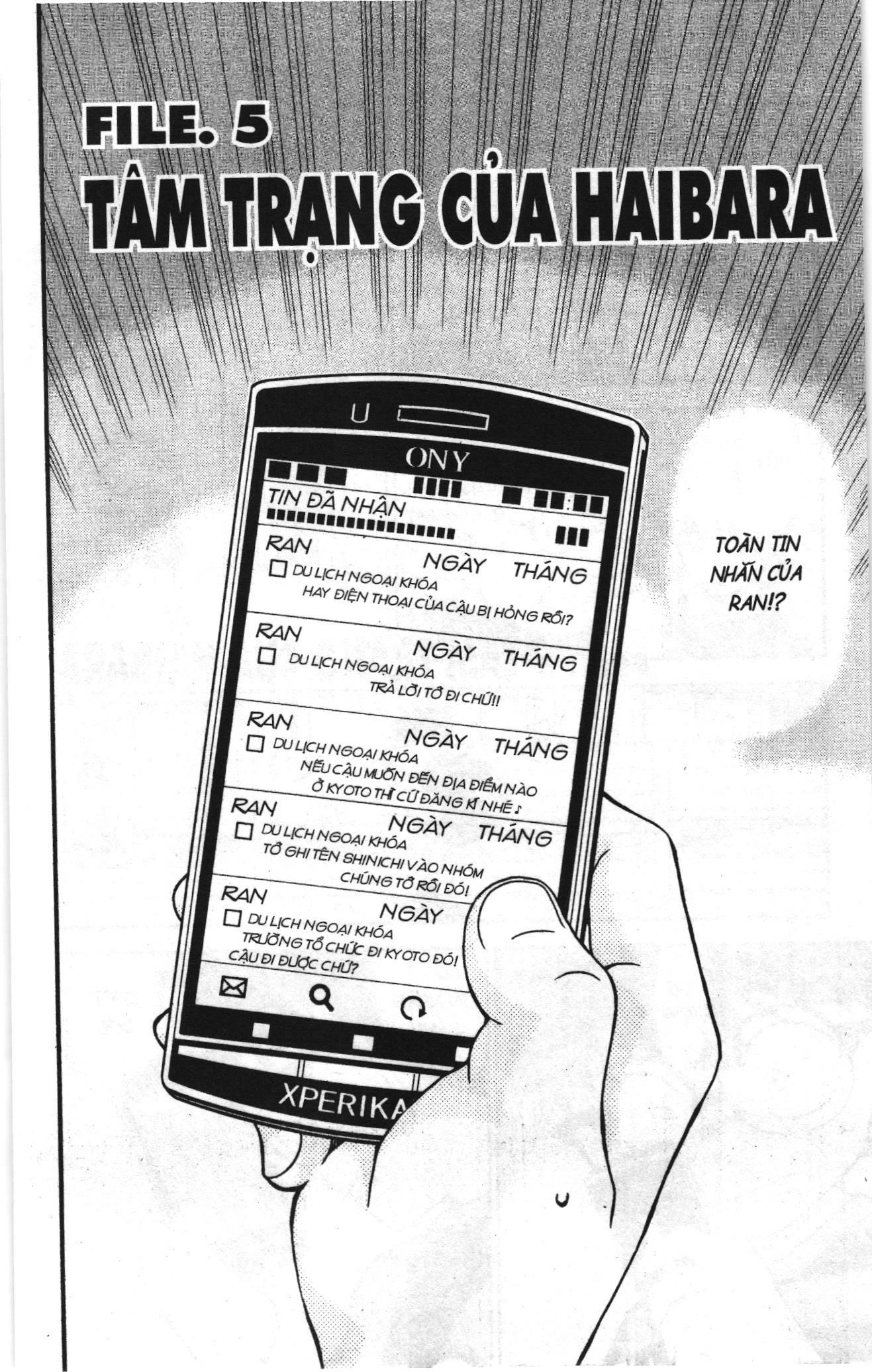 Thám tử lừng danh Conan Loạt truyện tranh: Chapter 1036