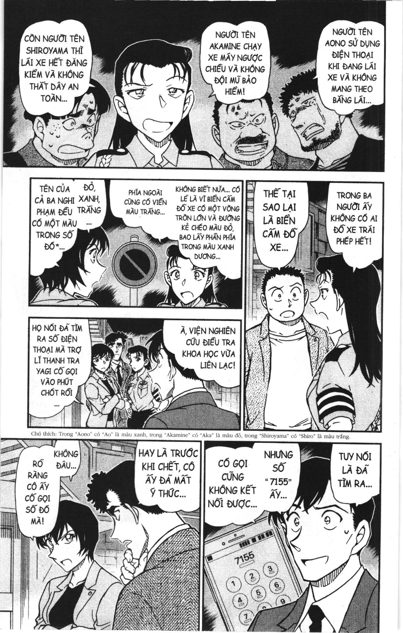 Thám tử lừng danh Conan Loạt truyện tranh: Chapter 1055