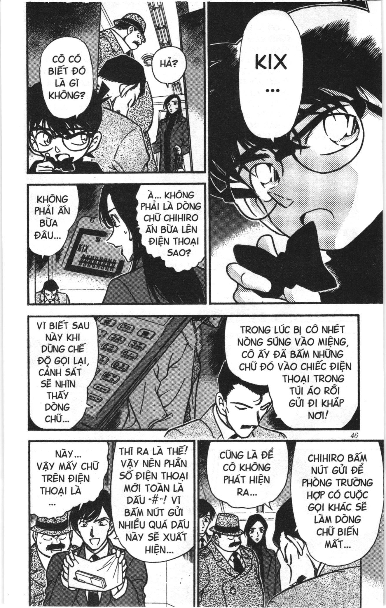 Thám tử lừng danh Conan Loạt truyện tranh: Chapter 255
