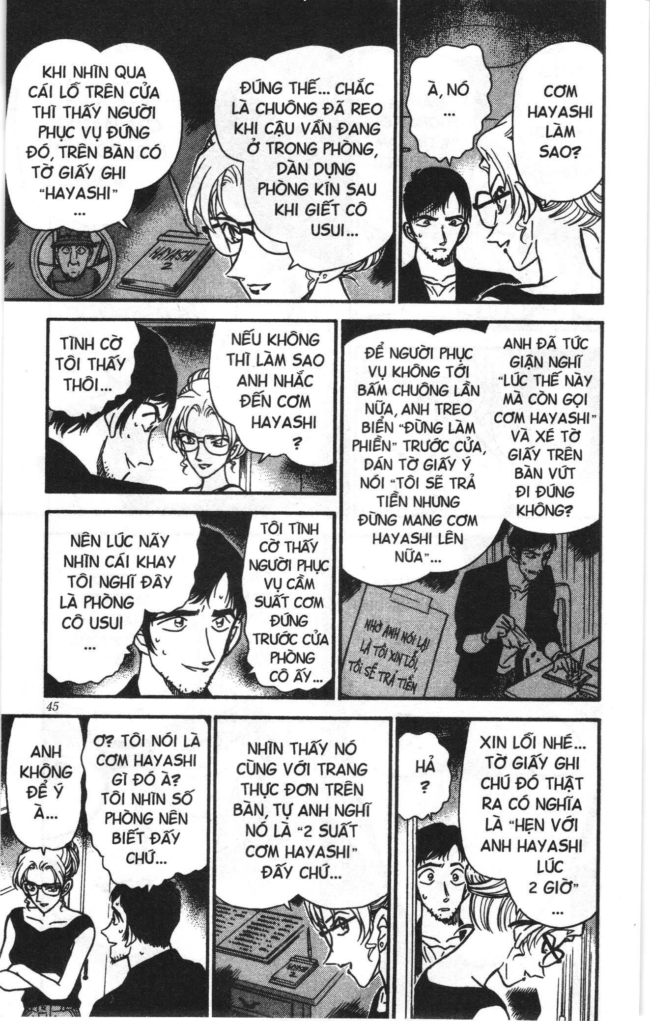 Thám tử lừng danh Conan Loạt truyện tranh: Chapter 276