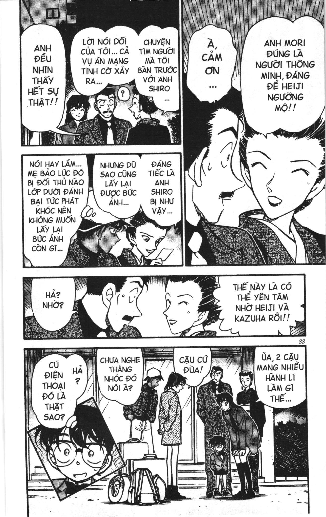 Thám tử lừng danh Conan Loạt truyện tranh: Chapter 288