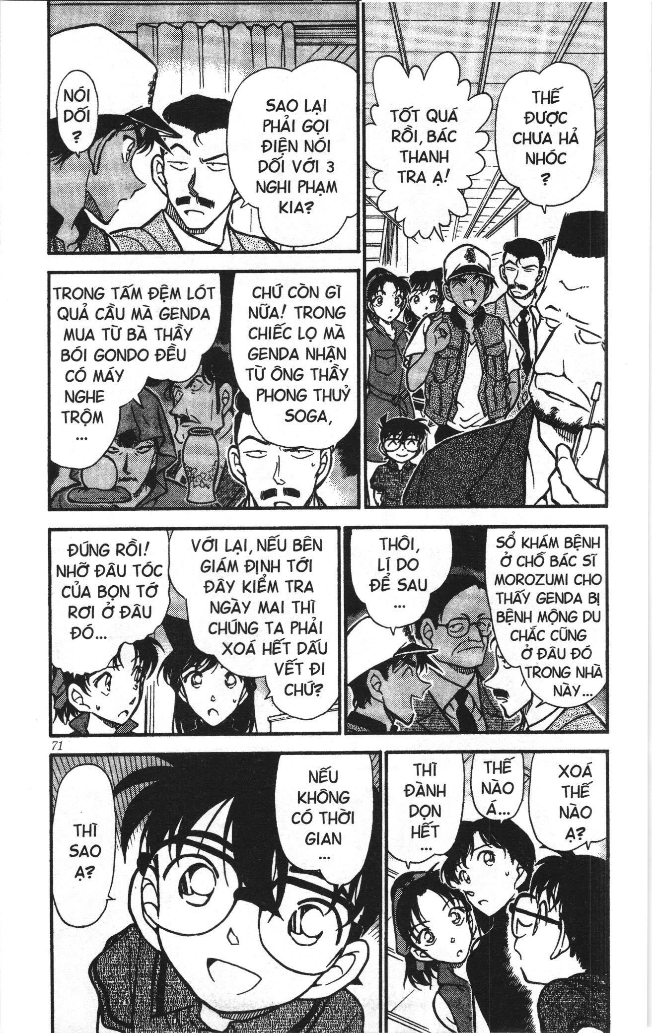 Thám tử lừng danh Conan Loạt truyện tranh: Chapter 406
