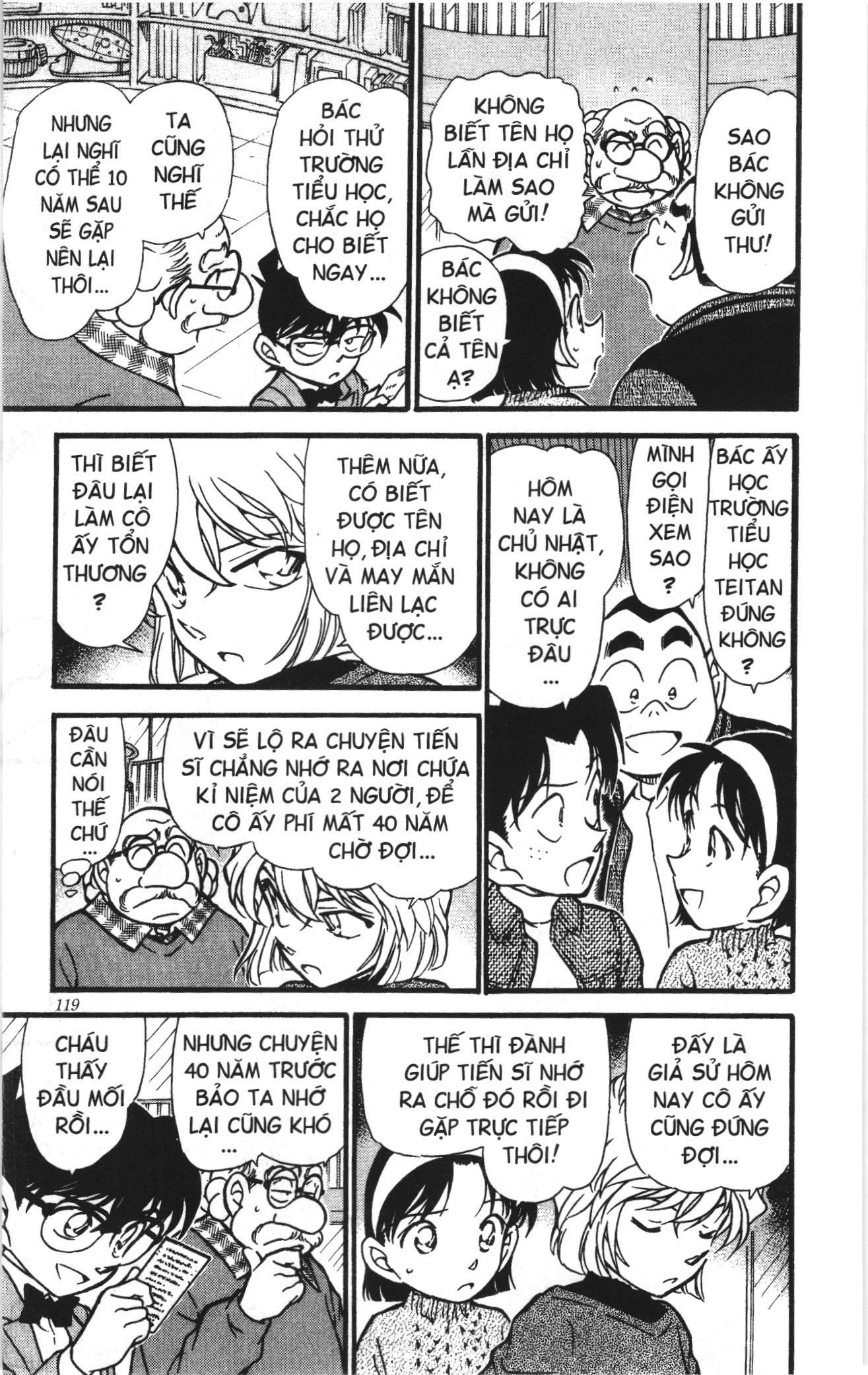 Thám tử lừng danh Conan Loạt truyện tranh: Chapter 419