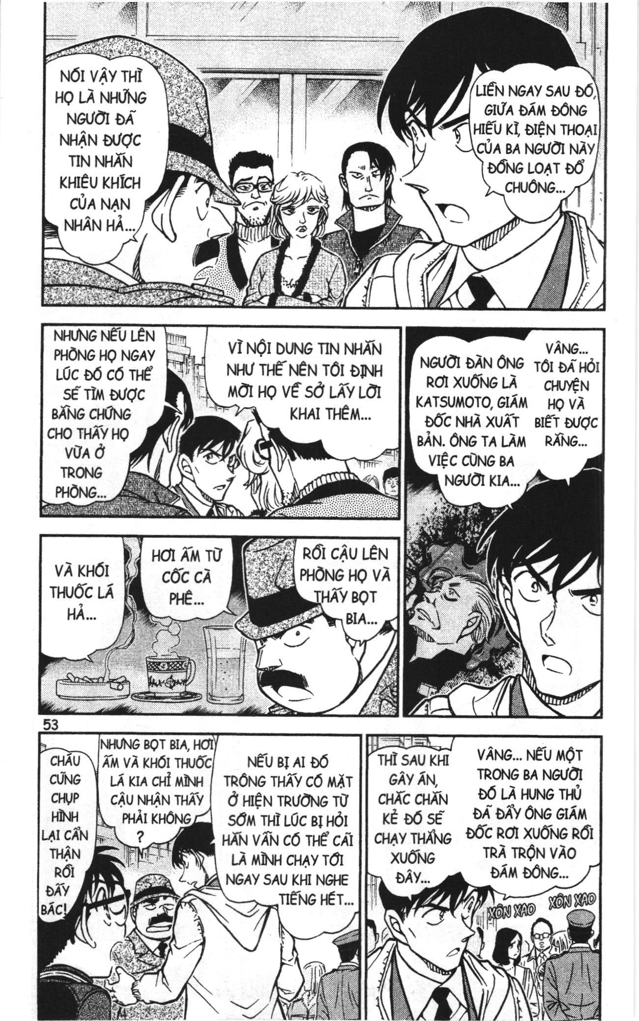 Thám tử lừng danh Conan Loạt truyện tranh: Chapter 821