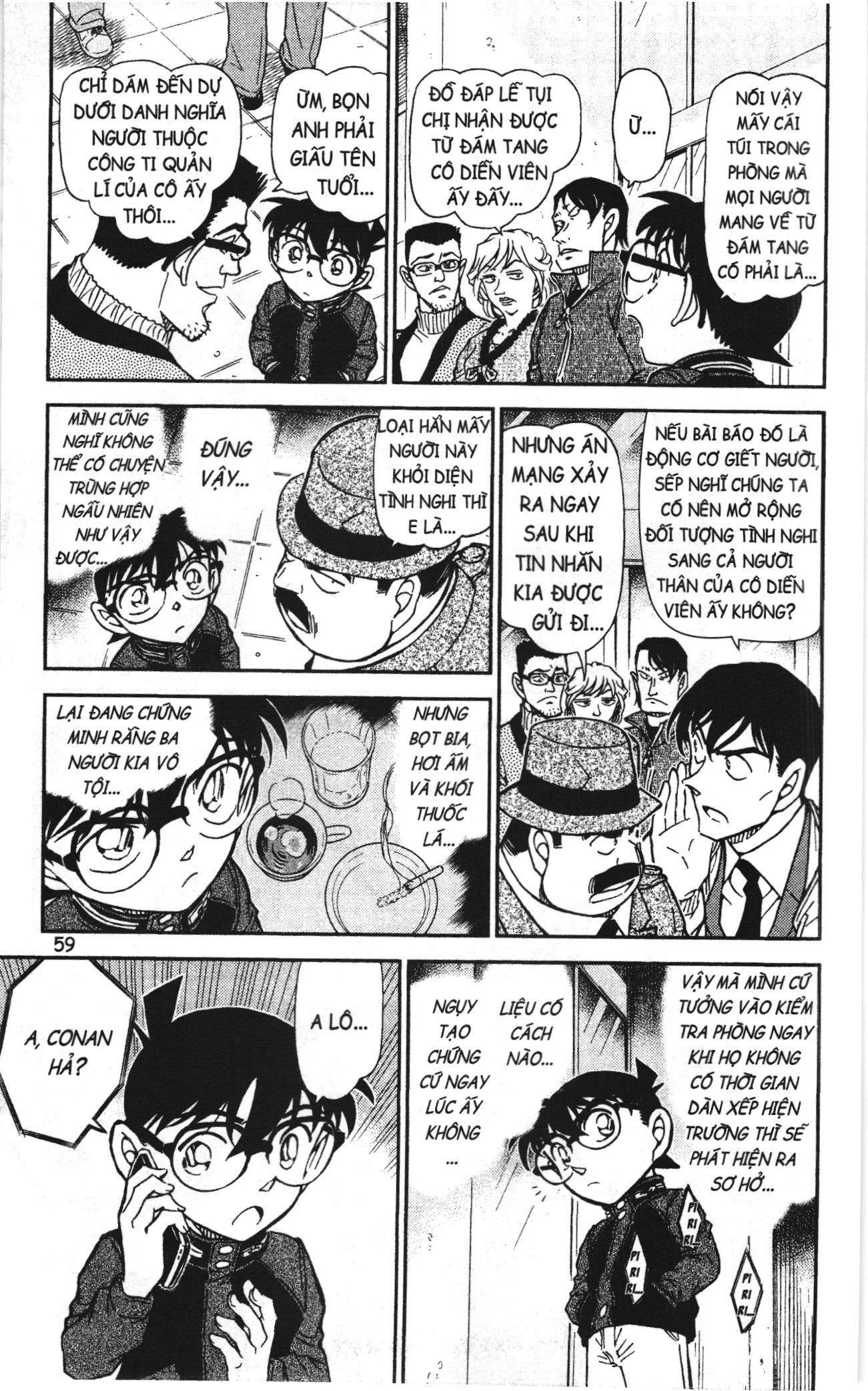 Thám tử lừng danh Conan Loạt truyện tranh: Chapter 821