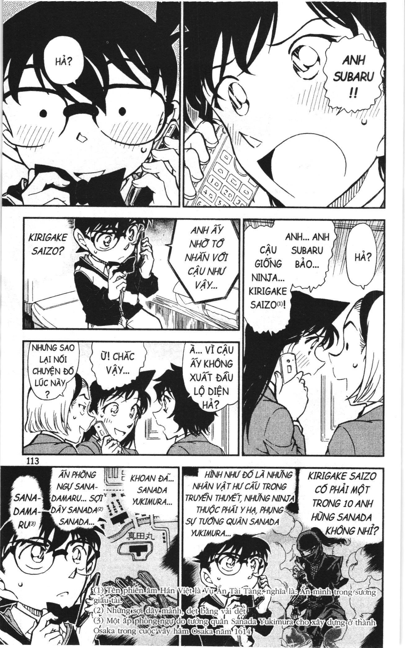 Thám tử lừng danh Conan Loạt truyện tranh: Chapter 827