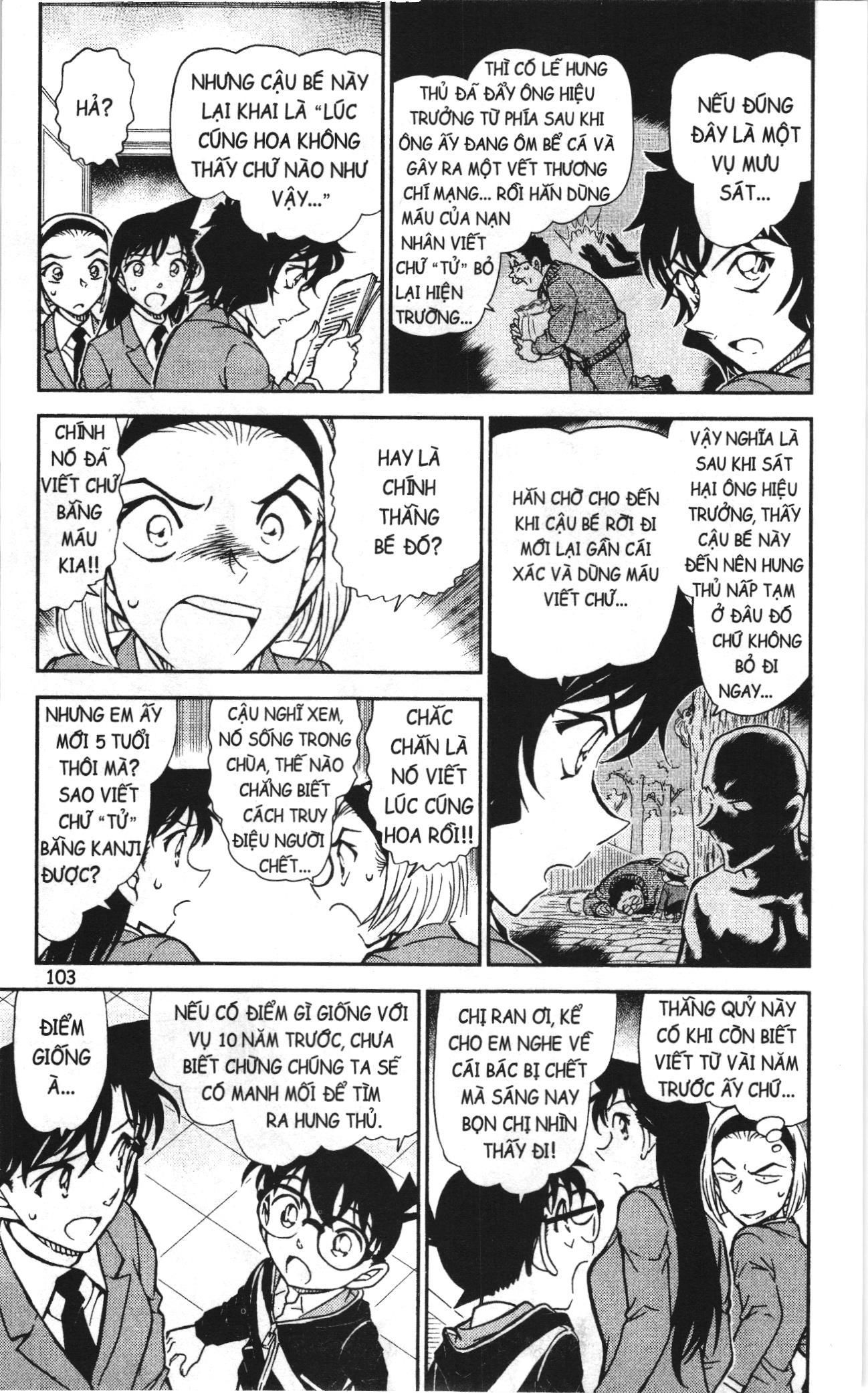 Thám tử lừng danh Conan Loạt truyện tranh: Chapter 827