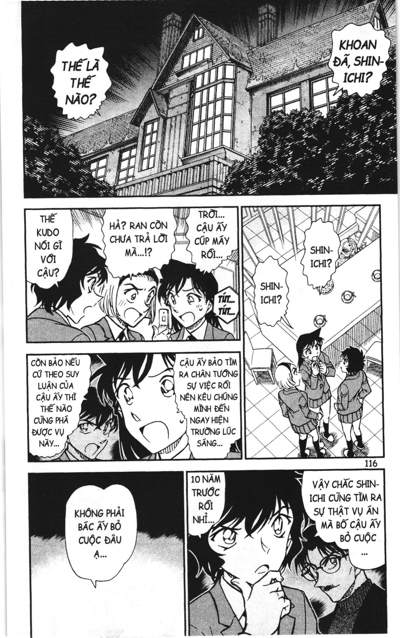 Thám tử lừng danh Conan Loạt truyện tranh: Chapter 828