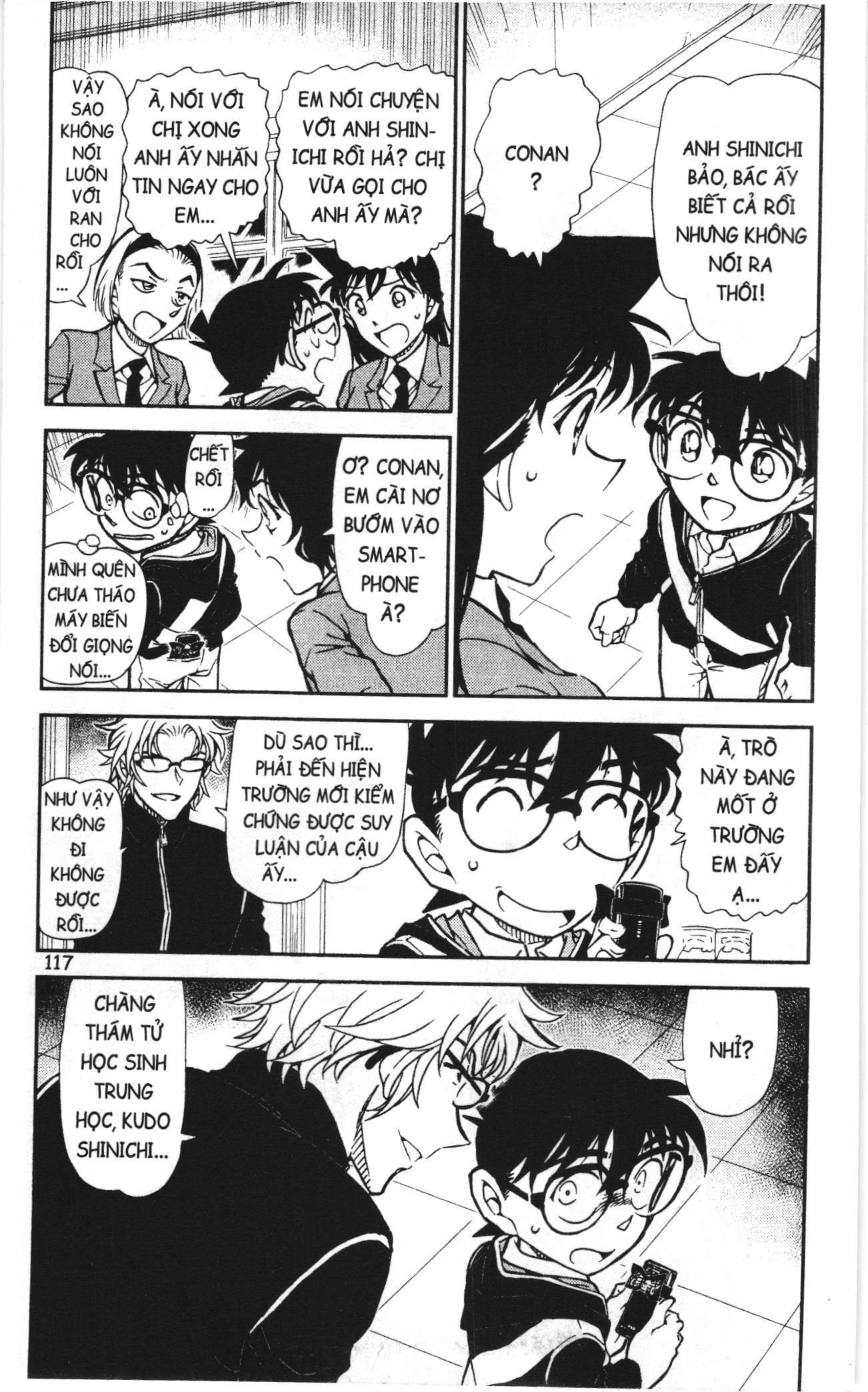 Thám tử lừng danh Conan Loạt truyện tranh: Chapter 828