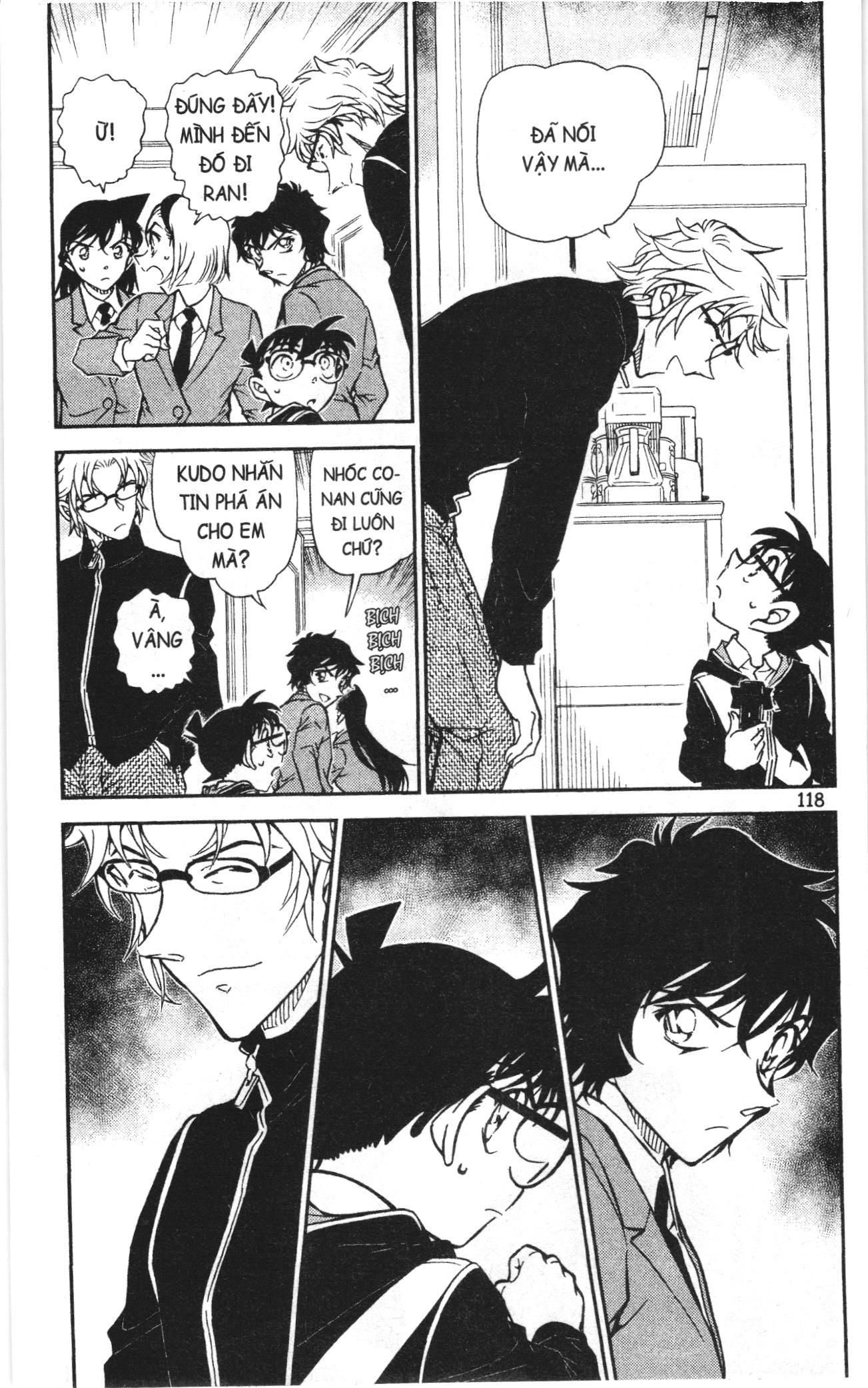 Thám tử lừng danh Conan Loạt truyện tranh: Chapter 828