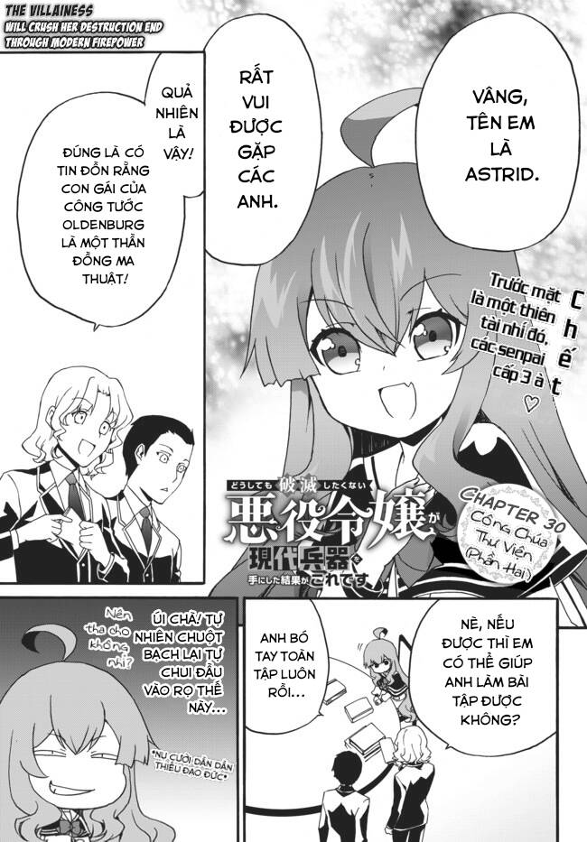 The Villainess Will Crush Her Destruction End Through Modern Firepower: Chapter 30