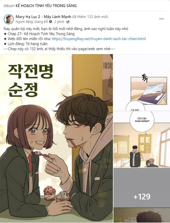 Tình Yêu Trong Sáng: Chapter 27.1