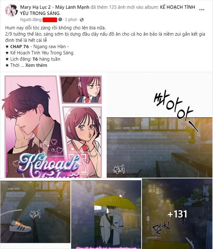 Tình Yêu Trong Sáng: Chapter 77.1