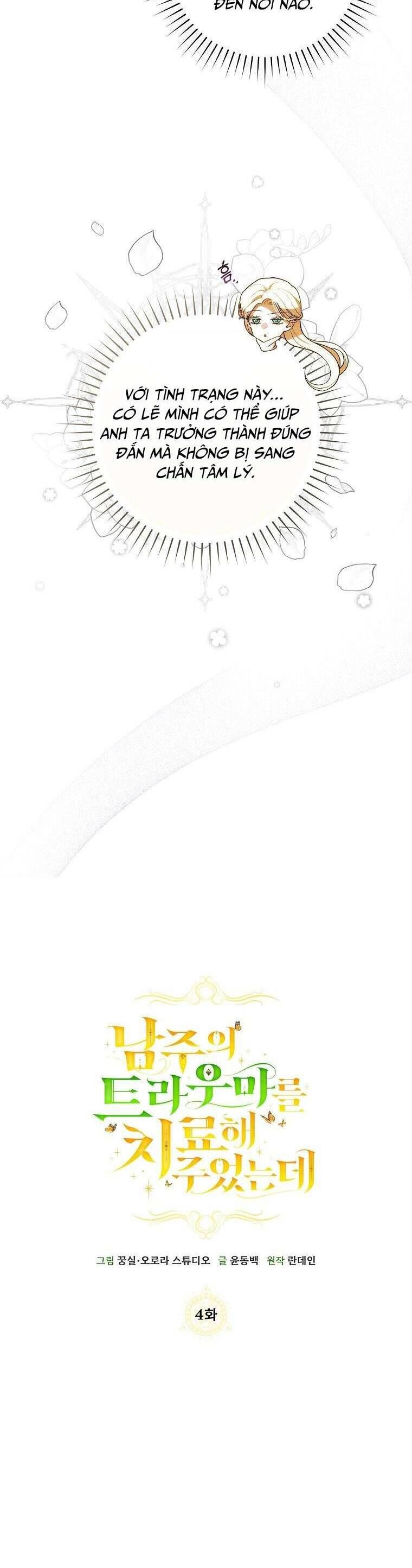 Tôi Đã Chữa Lành Vết Thương Tâm Lý Cho Nam Chính: Chapter 4