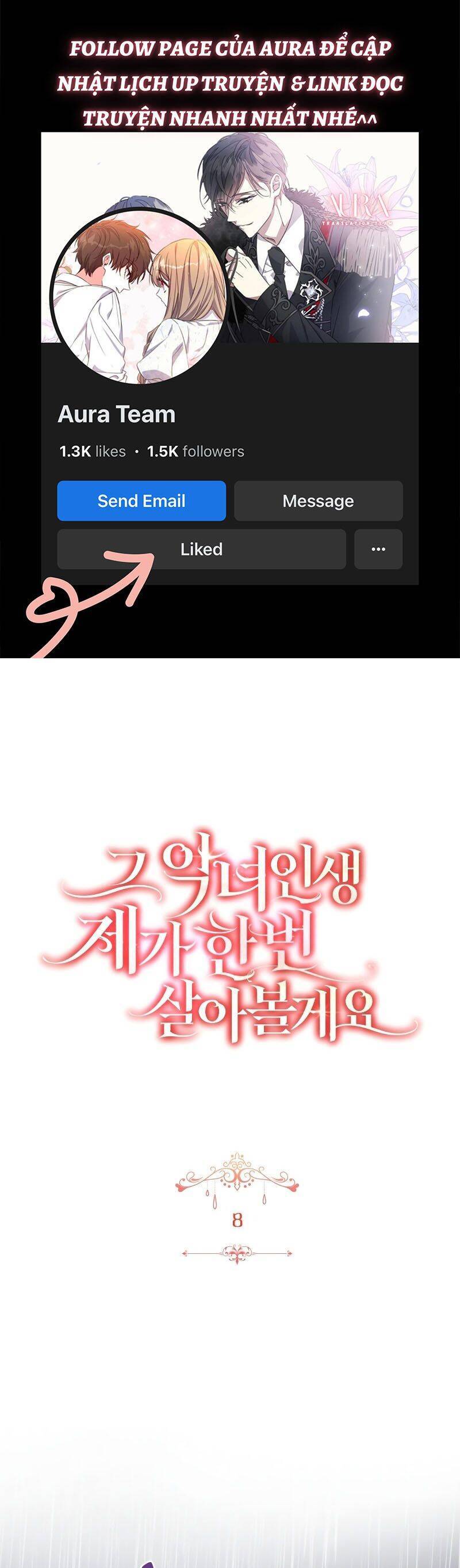 Tôi Sẽ Sống Thử Cuộc Đời Của Ác Nữ: Chapter 8