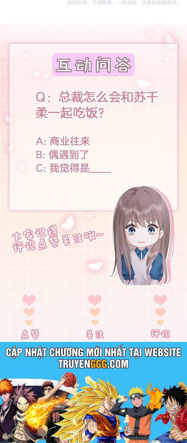 Tổng Tài Tỷ Phú Chỉ Sủng Cô Vợ Thế Thân: Chapter 52