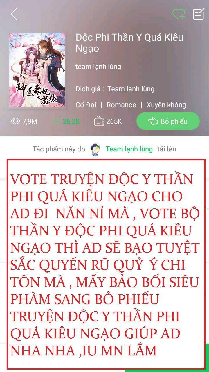 Tuyệt Sắc Quyến Rũ: Quỷ Y Chí Tôn: Chapter 134