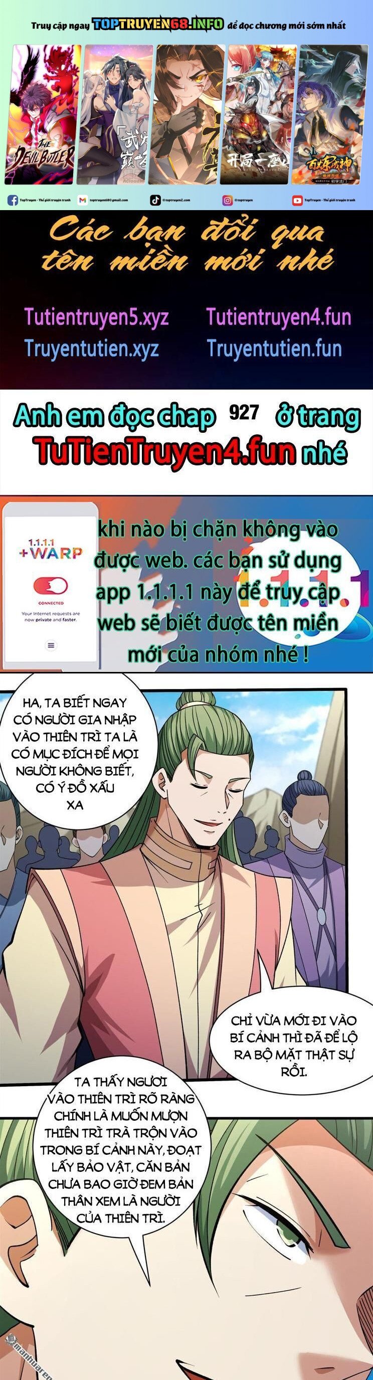 Tuyệt Thế Võ Thần: Chapter 926