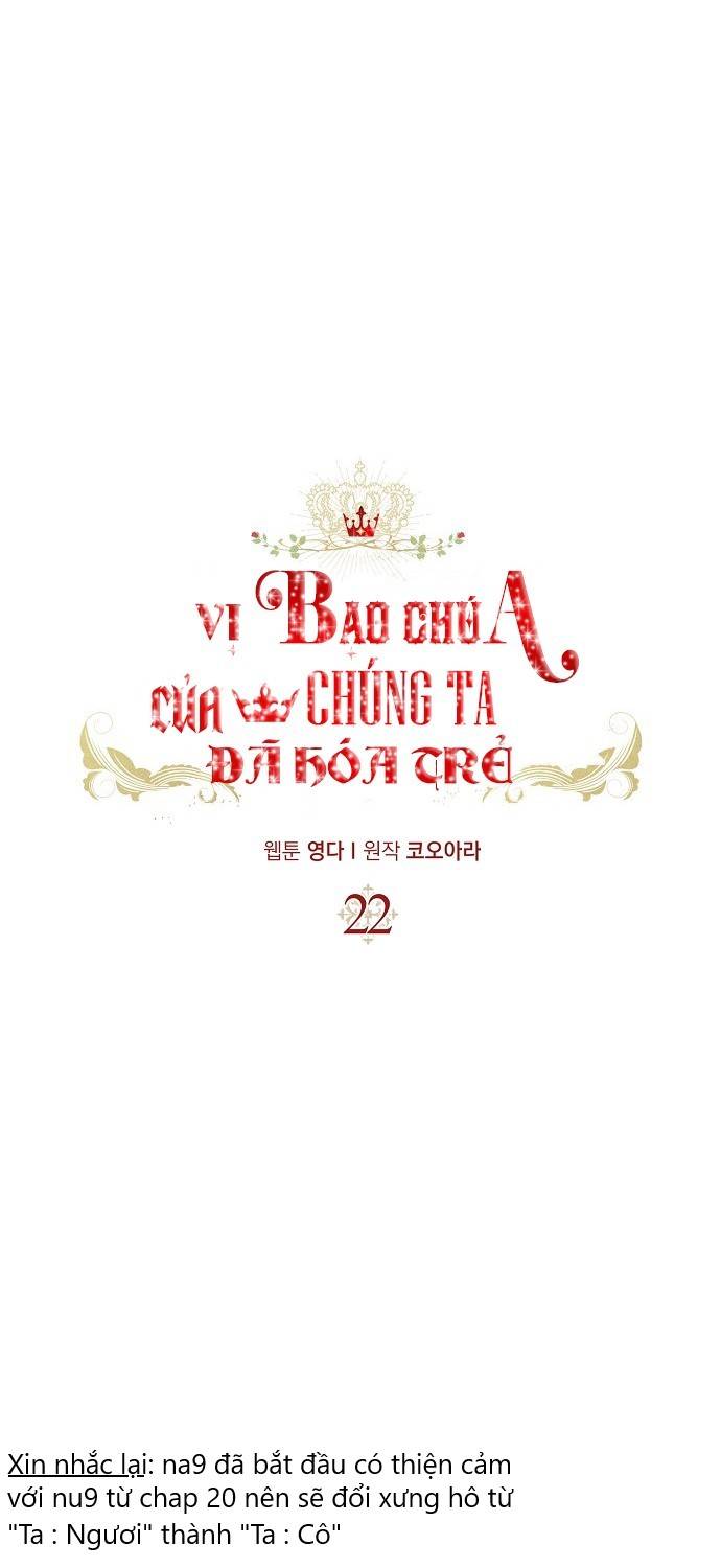 Vị Bạo Chúa Của Chúng Ta Đã Hóa Trẻ: Chapter 22