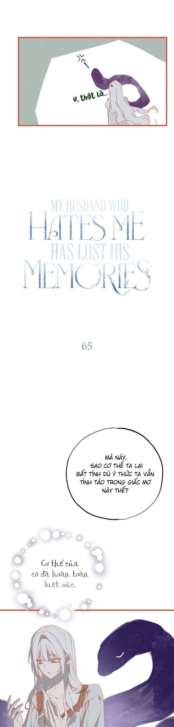 Vị Phu Quân Căm Ghét Tôi Đã Mất Trí Nhớ: Chapter 65